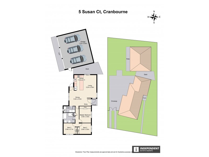 5 Susan Court, Cranbourne VIC 3977 Floorplan
