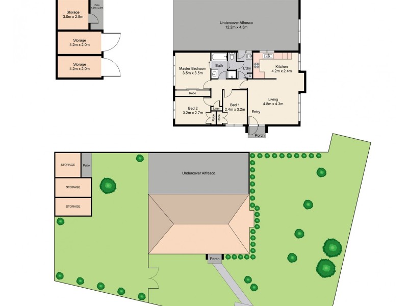 8 Terrence Dr, Cranbourne North VIC 3977 Floorplan
