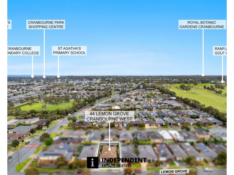 44 LEMON GROVE, Cranbourne West VIC 3977