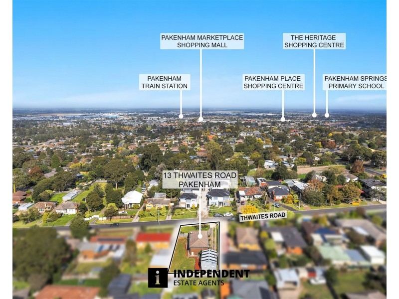 13 THWAITES ROAD, Pakenham VIC 3810