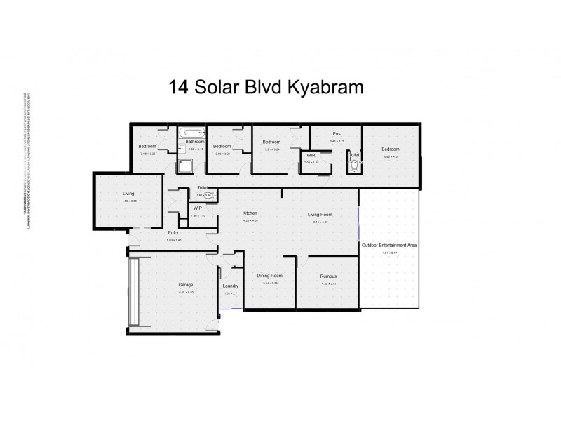 14 Solar Boulevard, Kyabram VIC 3620 Floorplan