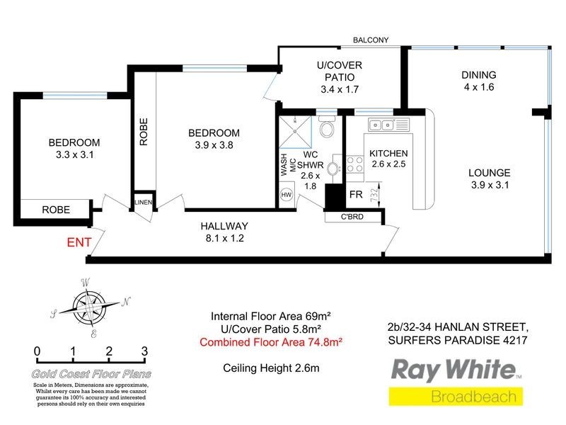 2B/32-34 Hanlan Street ‘Kinkabool’, Surfers Paradise QLD 4217