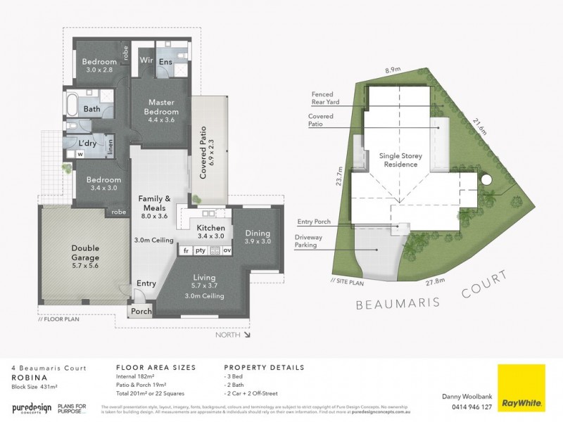 4 Beaumaris Court, Robina QLD 4226 Floorplan