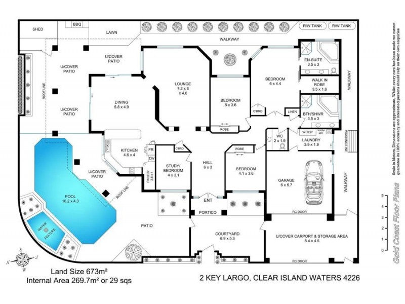 2 Key Largo, Clear Island Waters QLD 4226 Floorplan