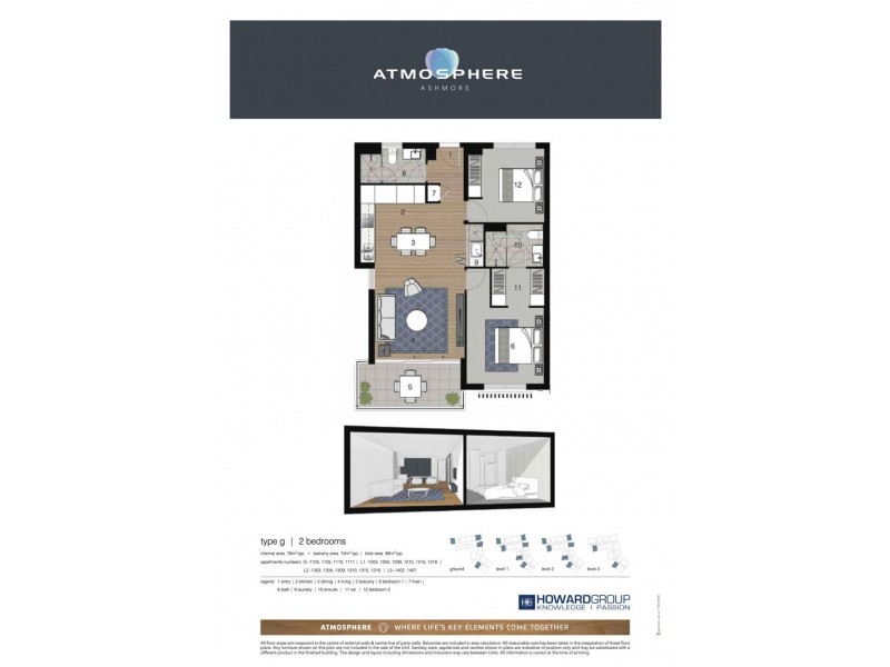 407/1 Hart Street, Ashmore QLD 4214 Floorplan
