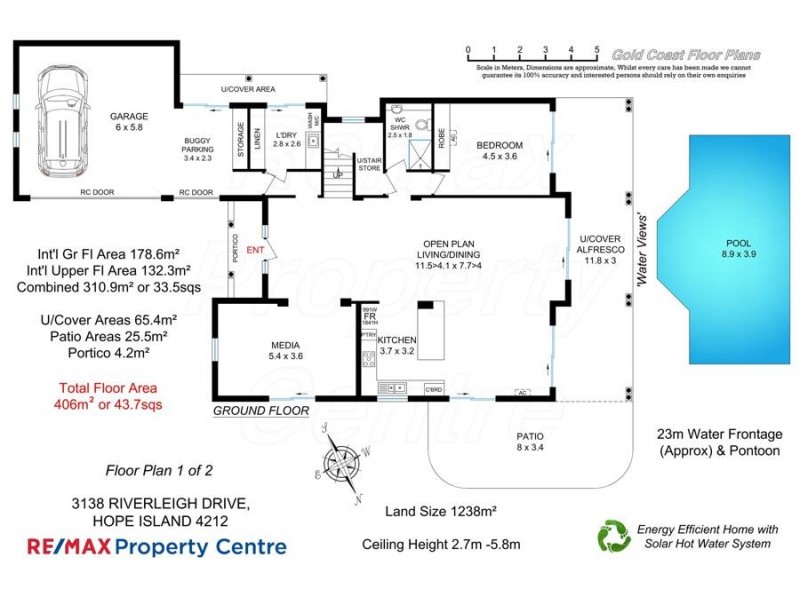 3138 Riverleigh Drive, Hope Island QLD 4212 Floorplan