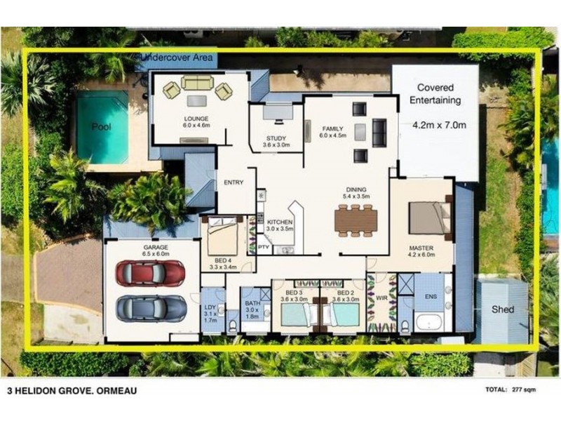 3 Helidon Grove, Ormeau QLD 4208 Floorplan
