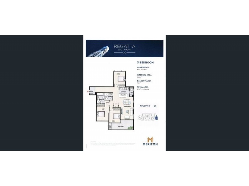 520/6 Aqua Street, Southport QLD 4215 Floorplan