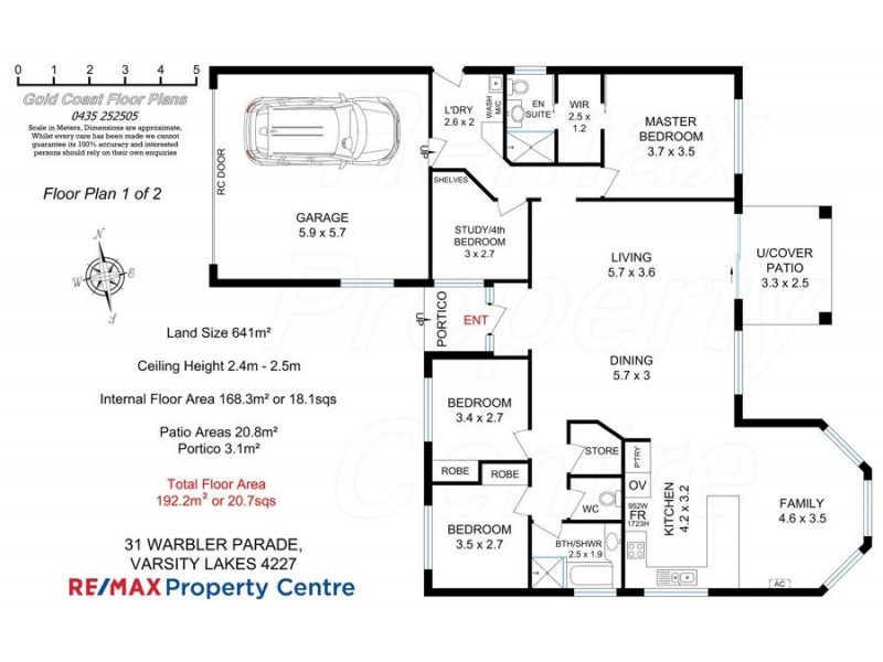 31 Warbler Pde, Varsity Lakes QLD 4227 Floorplan