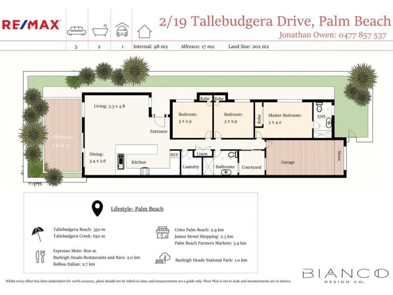 2/19 Tallebudgera Drive, Palm Beach QLD 4221 Floorplan