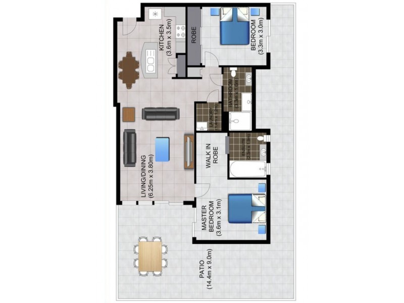 2/2254 Gold Coast Highway, Mermaid Beach QLD 4218 Floorplan