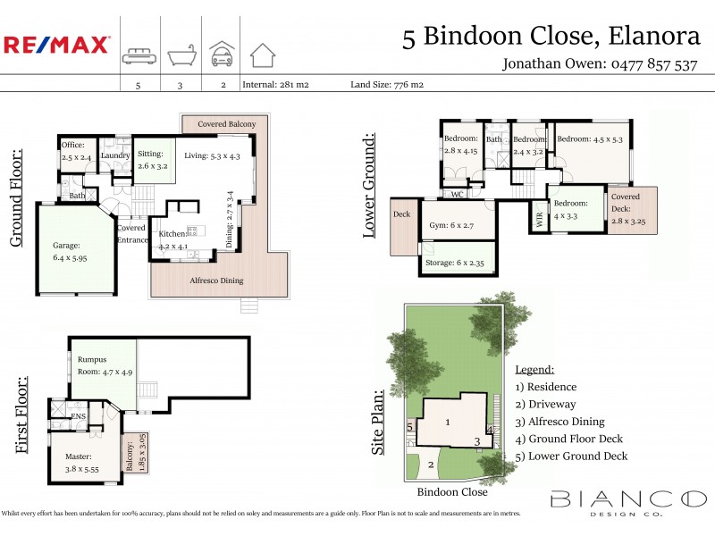 5 Bindoon Close, Elanora QLD 4221 Floorplan