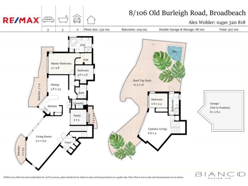 8/106 Old Burleigh Road, Broadbeach QLD 4218 Floorplan