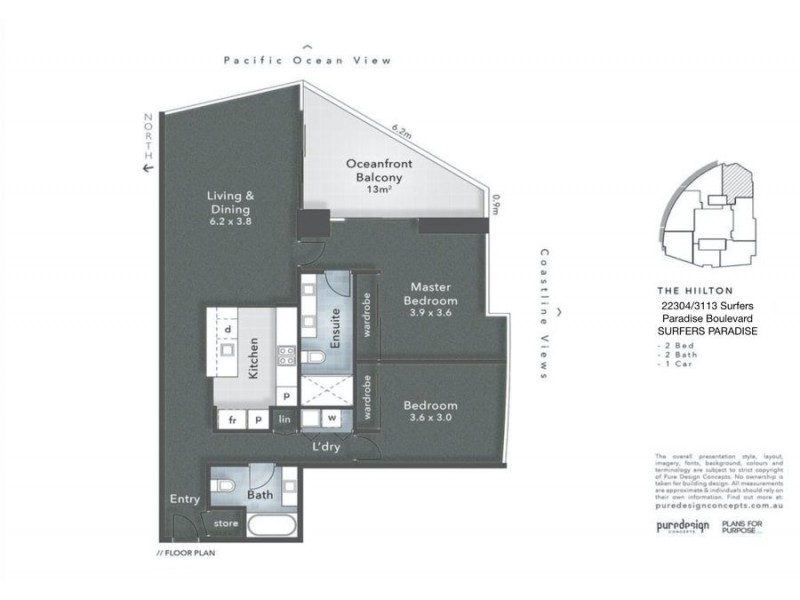 22304/3113 Surfers Paradise Boulevard, Surfers Paradise QLD 4217 Floorplan