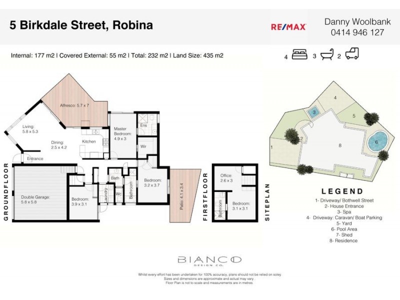 5 Birkdale Street, Robina QLD 4226 Floorplan