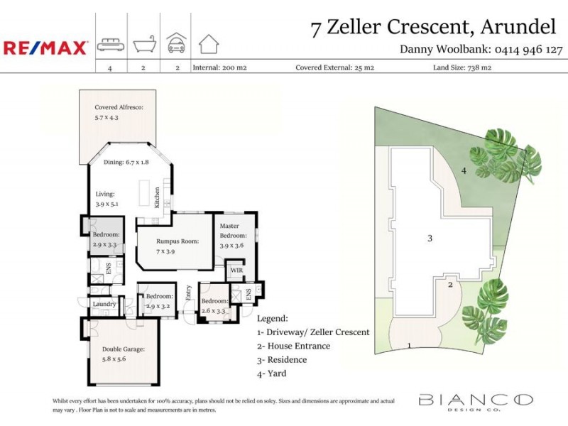 7 Zeller Crescent, Arundel QLD 4214 Floorplan