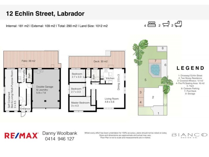 12 Echlin Street, Labrador QLD 4215 Floorplan