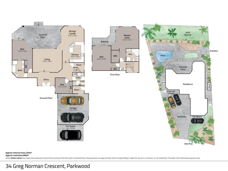 34 Greg Norman Crescent, Parkwood QLD 4214 Floorplan