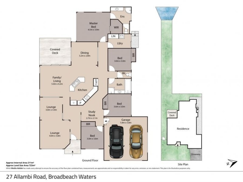 27 Allambi Avenue, Broadbeach Waters QLD 4218 Floorplan