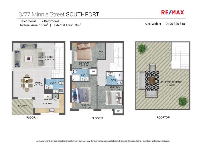 3/77 Minnie Street, Southport QLD 4215 Floorplan