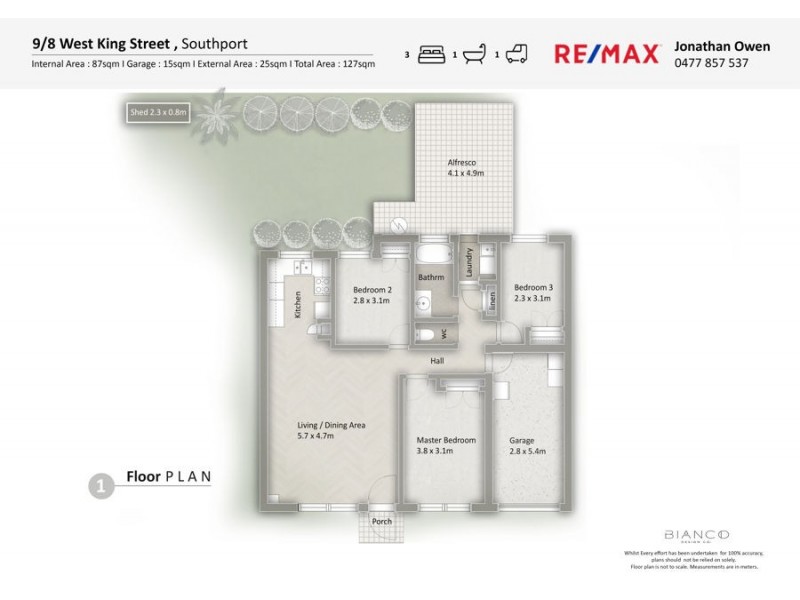 9/8 West King Street, Southport QLD 4215 Floorplan