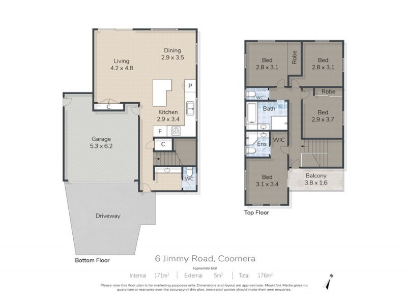 6 Jimmy Road, Coomera QLD 4209 Floorplan