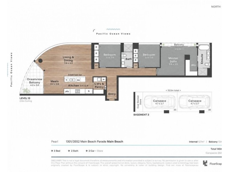 1301/3550 Main Beach Parade, Main Beach QLD 4217