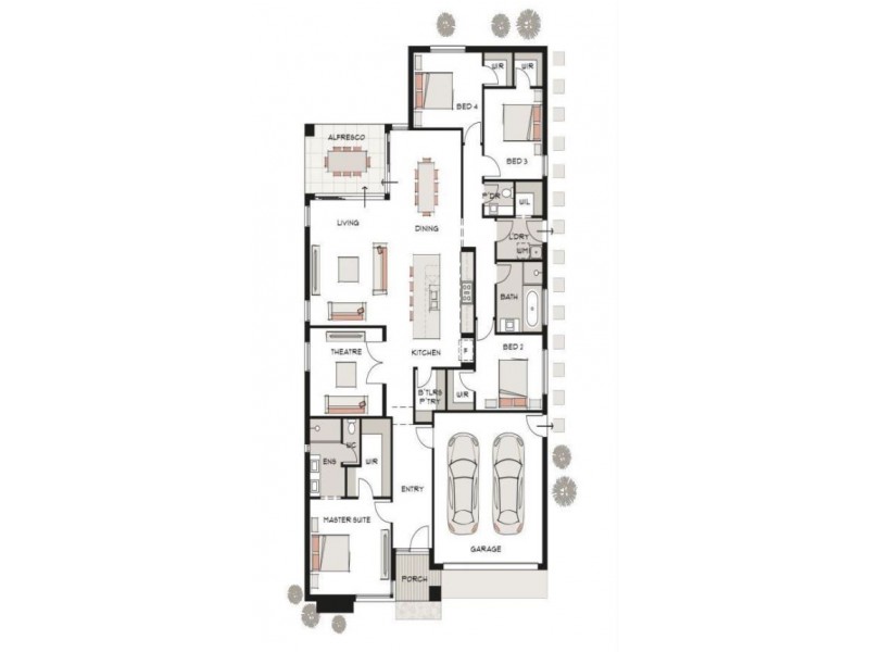 5 Bielski Crescent, Oran Park NSW 2570 Floorplan