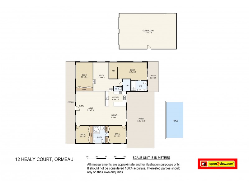 12 Healy Court, Ormeau QLD 4208 Floorplan