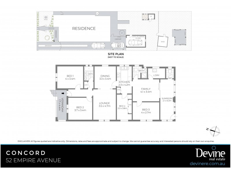 52 Empire Avenue, Concord NSW 2137 Floorplan
