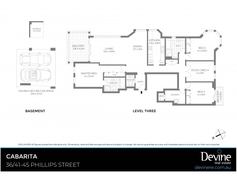 36/41-45 Phillips Street, Cabarita NSW 2137 Floorplan
