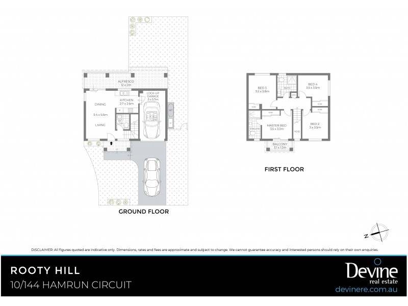 10/144 Hamrun Circuit, Rooty Hill NSW 2766 Floorplan