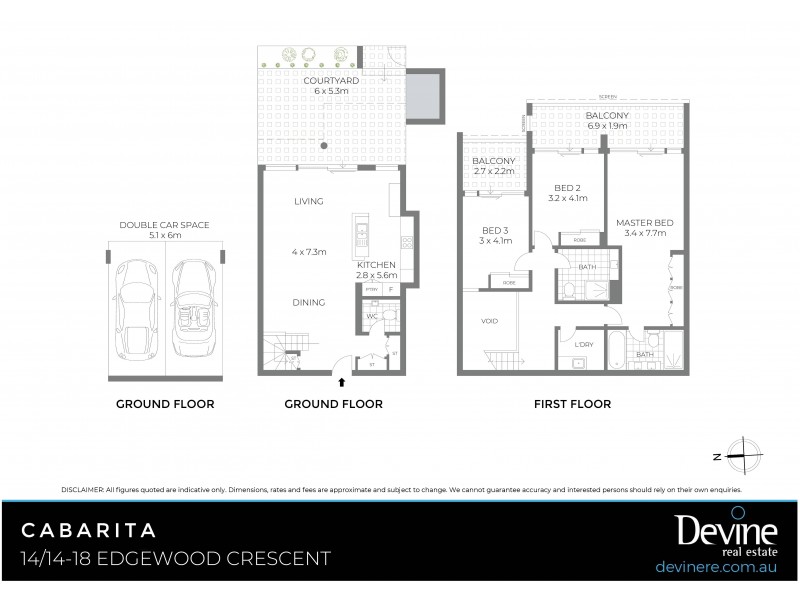14/14-18 Edgewood Crescent, Cabarita NSW 2137 Floorplan