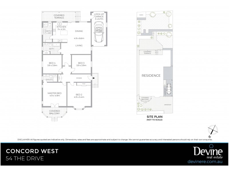 54 The Drive, Concord West NSW 2138 Floorplan