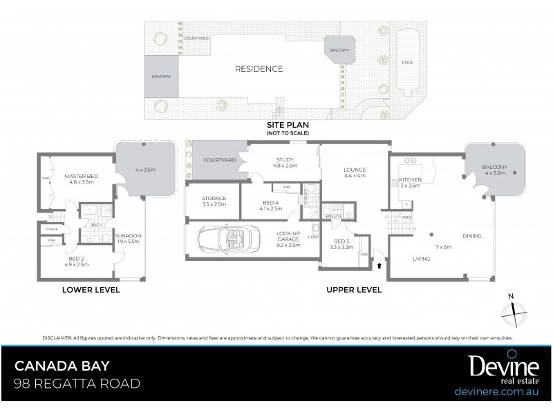 98 Regatta Road, Canada Bay NSW 2046 Floorplan