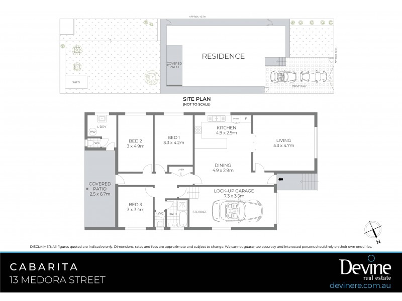 13 Medora Street, Cabarita NSW 2137 Floorplan