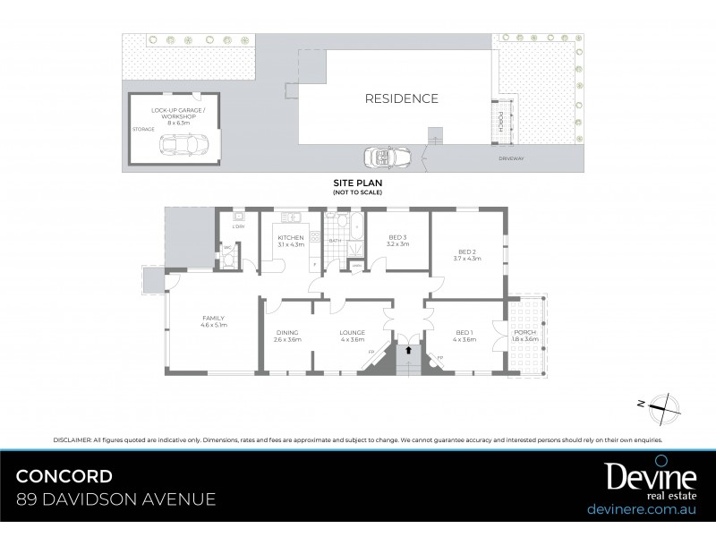 89 Davidson Avenue, Concord NSW 2137 Floorplan