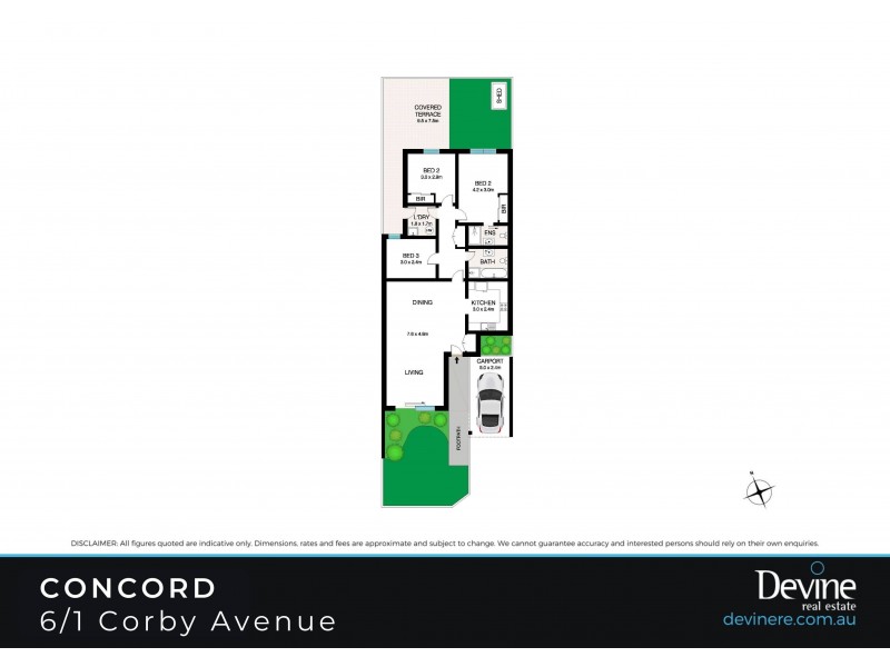 6/1 Corby Avenue, Concord NSW 2137 Floorplan