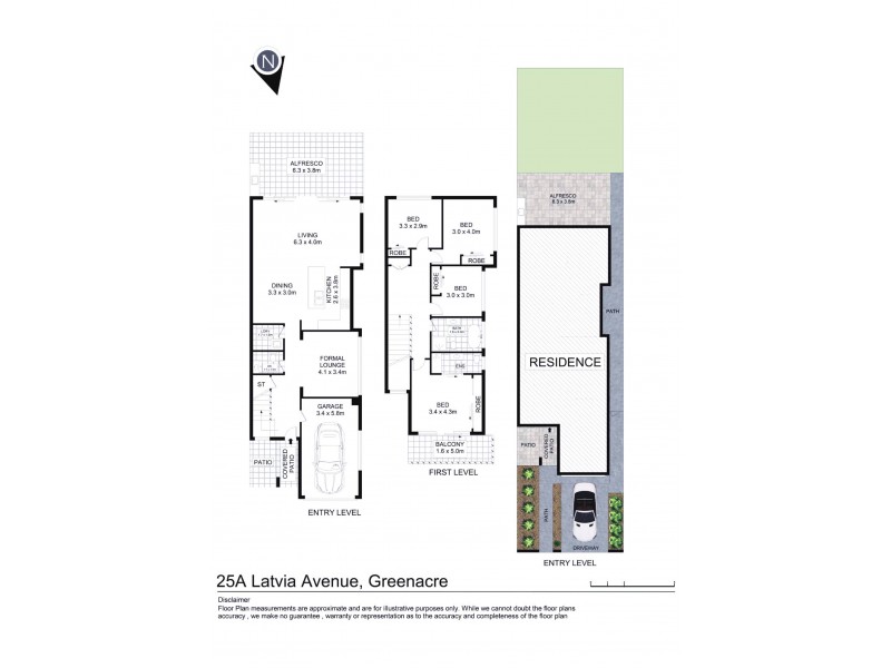 25a Latvia Avenue, Greenacre NSW 2190 Floorplan