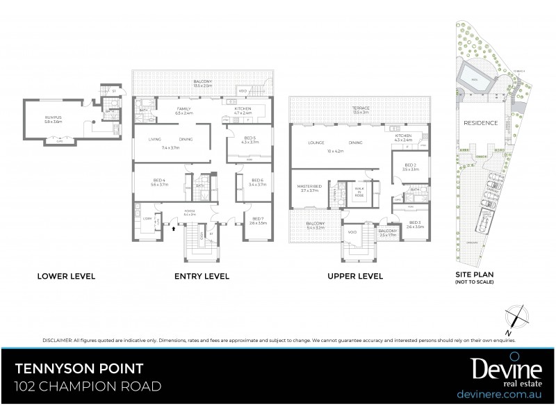 102 Champion Road, Tennyson Point NSW 2111 Floorplan