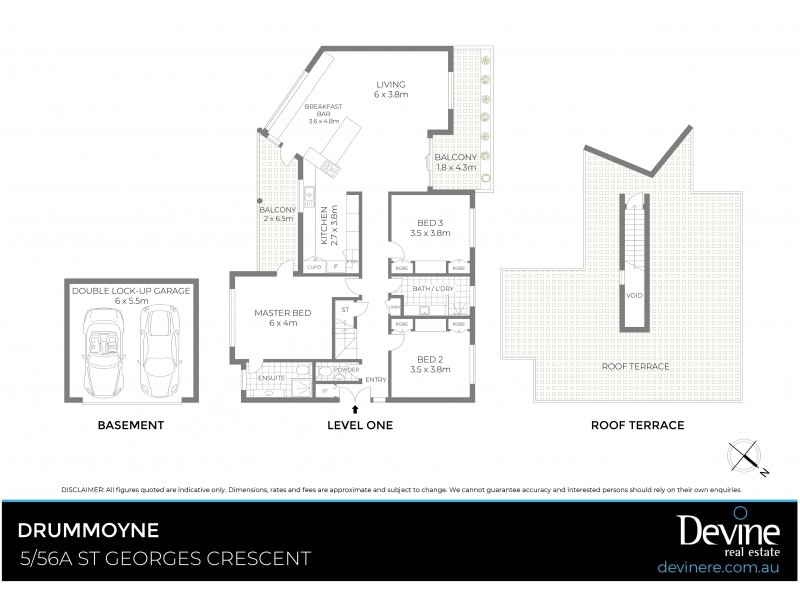 5/56a St Georges Crescent, Drummoyne NSW 2047 Floorplan