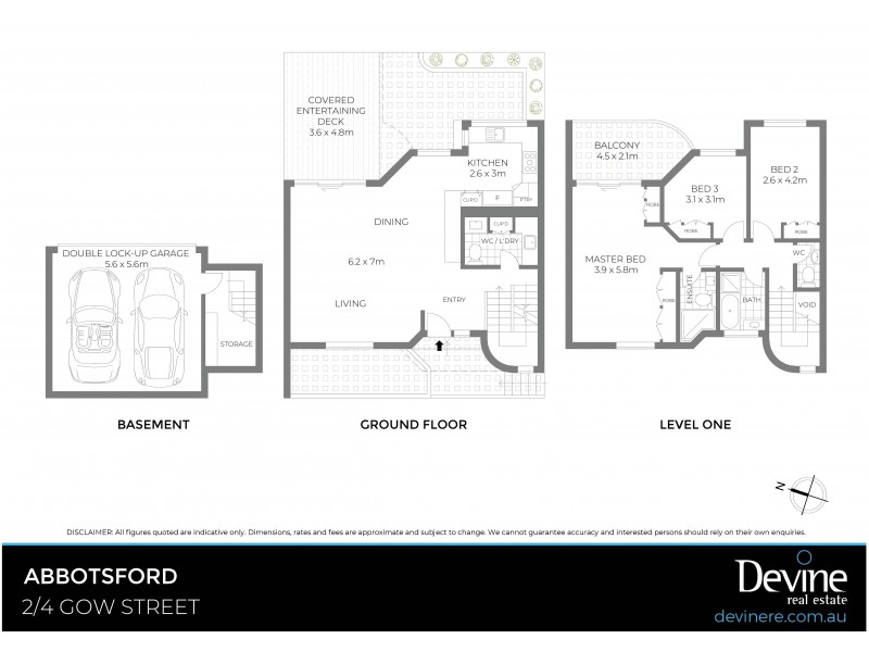 2/4 Gow Street, Abbotsford NSW 2046 Floorplan