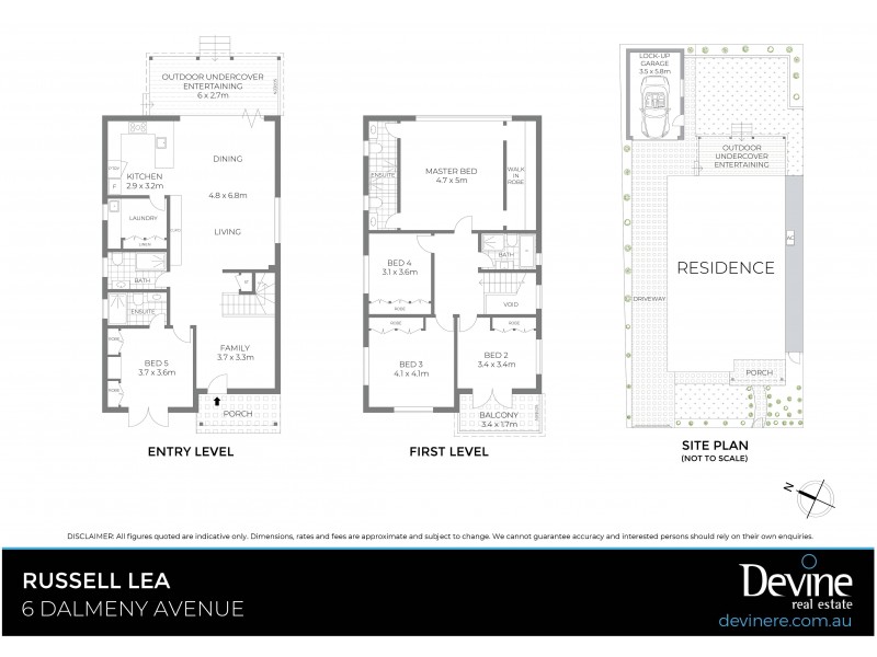 6 Dalmeny Avenue, Russell Lea NSW 2046 Floorplan