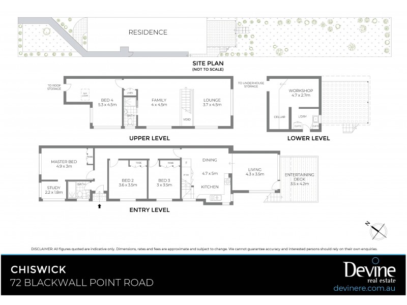 72 Blackwall Point Road, Chiswick NSW 2046 Floorplan