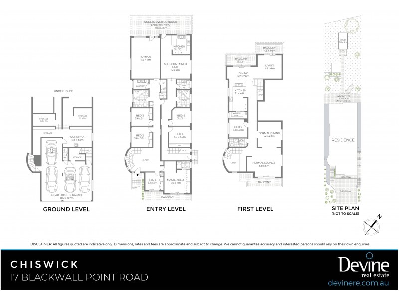 17 Blackwall Point Road, Chiswick NSW 2046 Floorplan