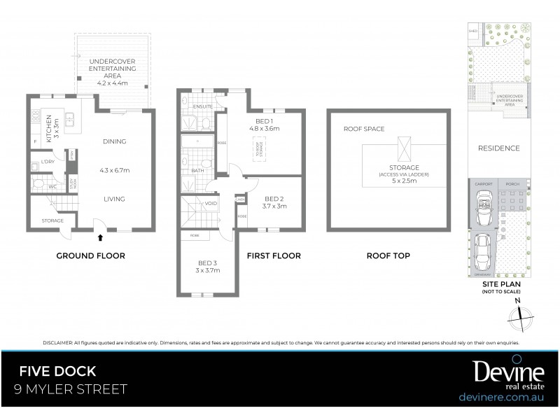 9 Myler Street, Five Dock NSW 2046 Floorplan