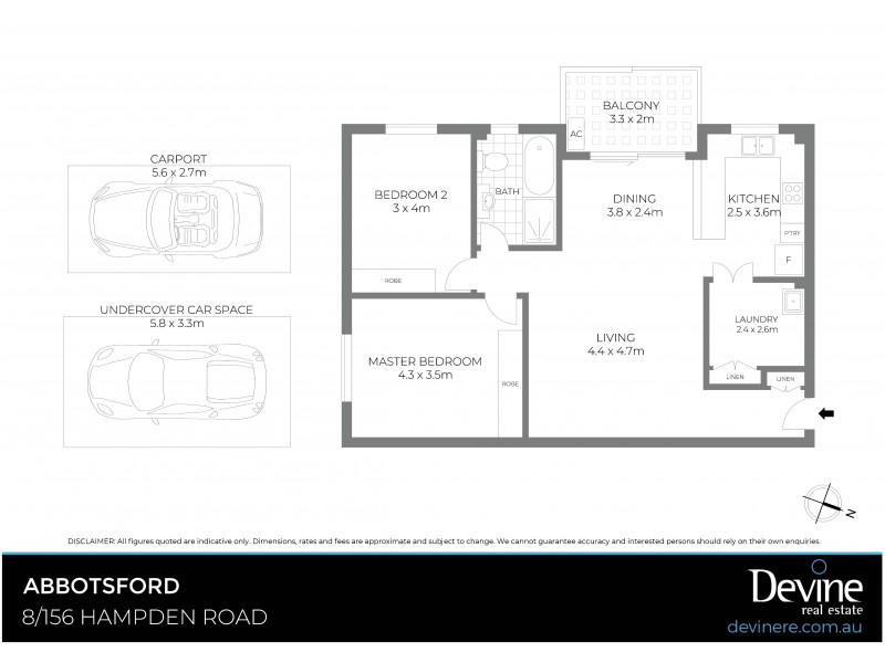 8/156 Hampden Road, Abbotsford NSW 2046 Floorplan