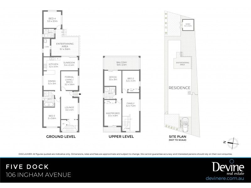 106 Ingham Avenue, Five Dock NSW 2046 Floorplan
