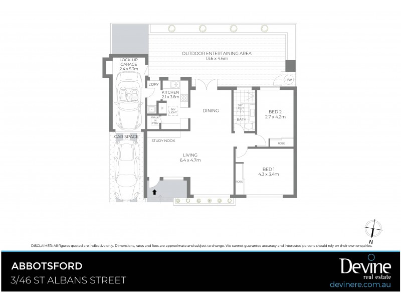 3/46 St Albans Street, Abbotsford NSW 2046 Floorplan