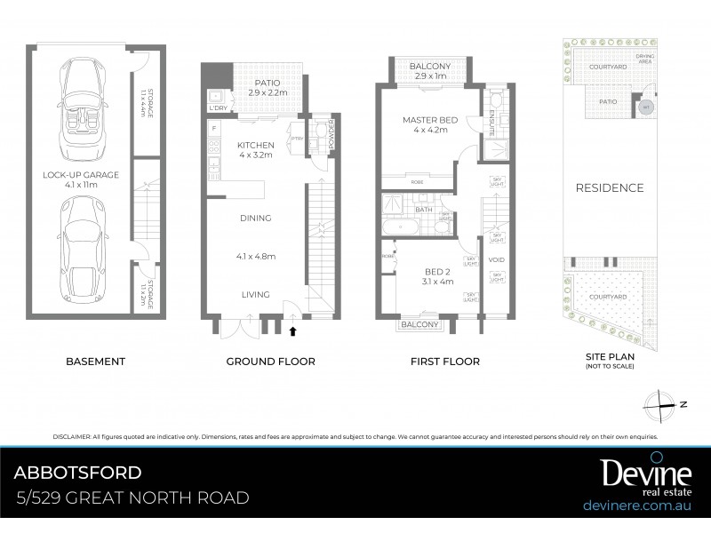 5/529 Great North Road, Abbotsford NSW 2046 Floorplan